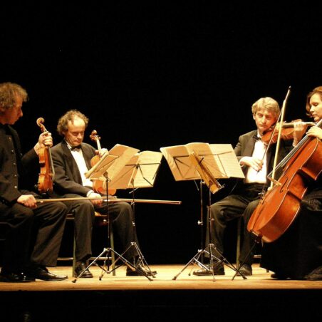 Quatuor Keller Tournai 24/02/06 Photo : B. Ls.